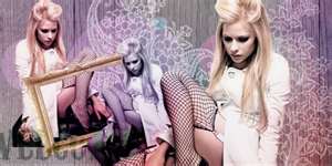  karatasi la kupamba ukuta Avril Lavigne