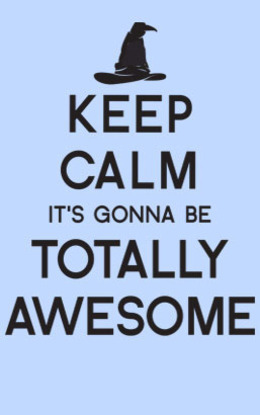 keep calm it gonna be totally awesome
