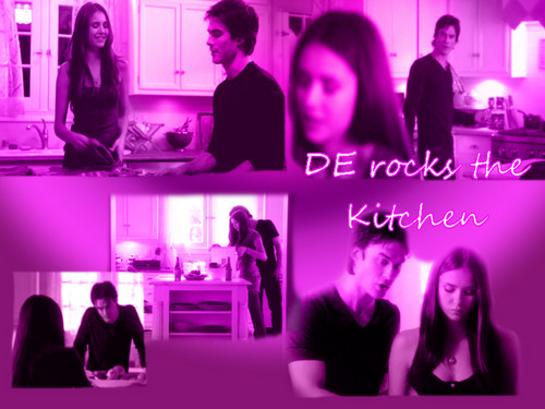 Delena Rocks the Kitchen