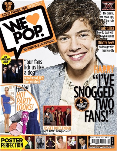  Harry's cover of "We ♥ Pop" magazine!