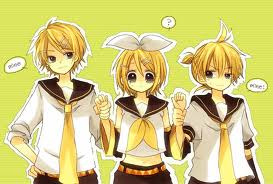  Len and Me fighting over Rin-chan!