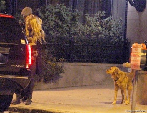 RYAN AND BLAKE LEAVING HIS APT. IN BOSTON (11/06/11)