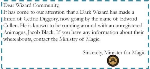  报道 from the Ministry of Magic