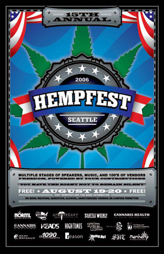  Seattle Hempfest 2006 Final Poster