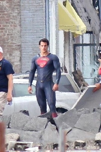 Superman in full costume