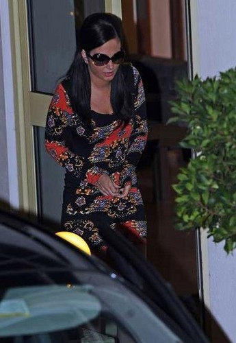  Tulisa Spotted Leaving The X Factor Studios