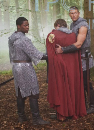  What Is Up with Arthur In This Shot? Percival and Elyan Are Fixin to Cut A B*tch