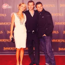  claire holt with daniel gillies and joseph 모건