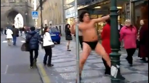  fat man (czech actor Genzer)wild dancing !