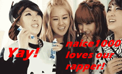  4minute messages to naice1000~ sejak Kips