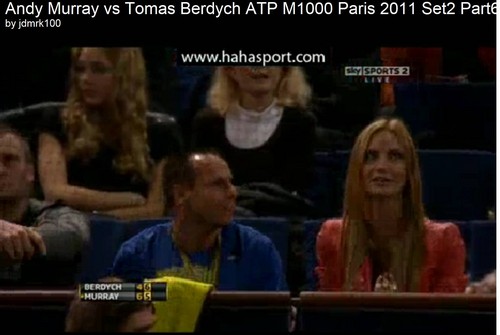 Berdych vs Murray : Ester Satorova is excited !!