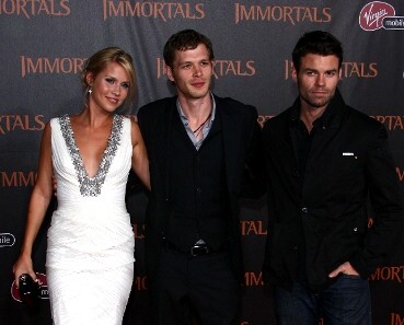  Daniel Gillies, Claire Holt and Joseph مورگن at The World Premiere of "Immortals"