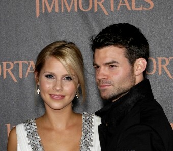 Daniel Gillies and Claire Holt at The World Premiere of "Immortals"