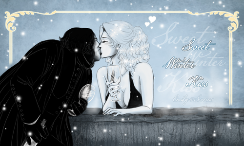 Emily +Severus - Sweet Winter ciuman