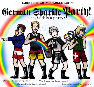  German Sparkle Parties. FTW