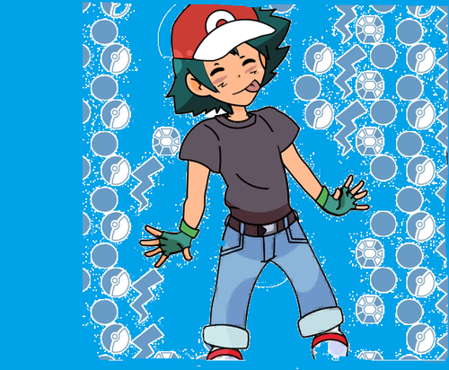  I made Ash Ketchum because he's special and i'm bored.