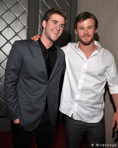  Liam Hemsworth and Chris Hemsworth