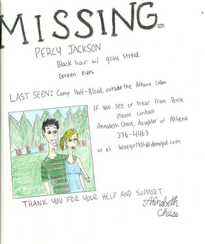  Missing percy