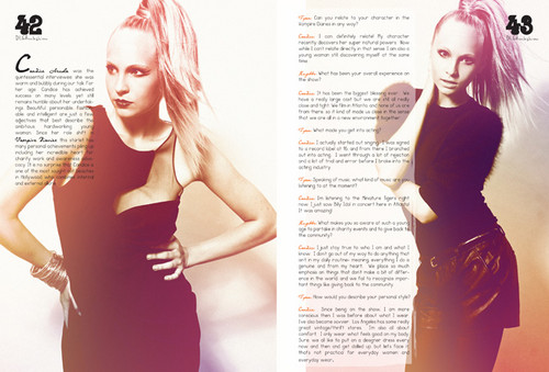  New Scans; Candice in "Disfunkshion" magazine - Lady Is A Vamp!