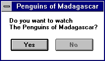  Penguins of Madagascar Dialog Box
