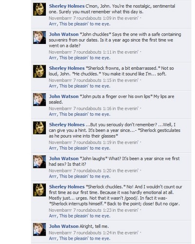  Sherlock/Watson फेसबुक Conversation