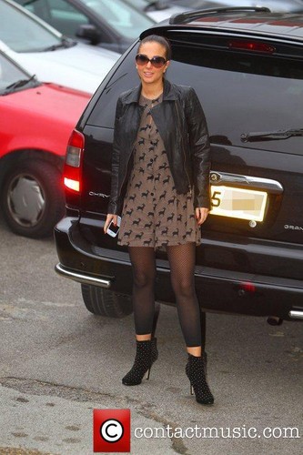  Tulisa Contostavlos arrives at 'The X Factor' studios [11.11.11]