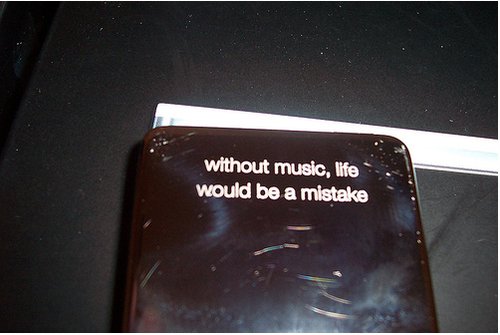 Without music...