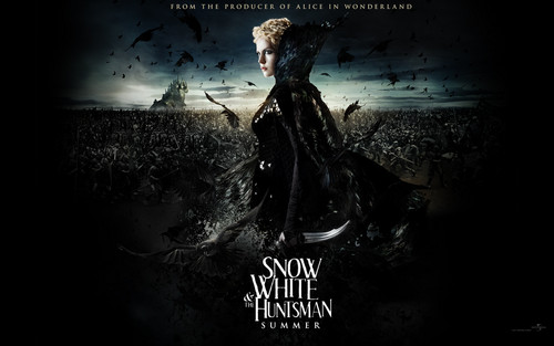 snow white and the huntsman charlize theron wall