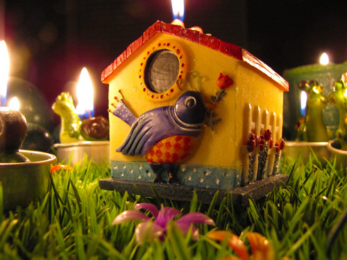  Cartoon Snails Candle arrangement