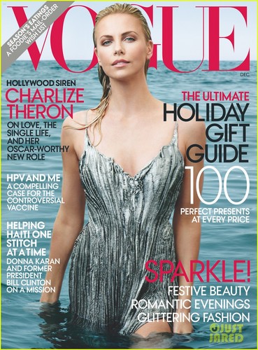  Charlize Theron Covers 'Vogue' December 2011