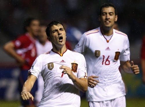  David विला - Spain (2) v Costa Rica (2)