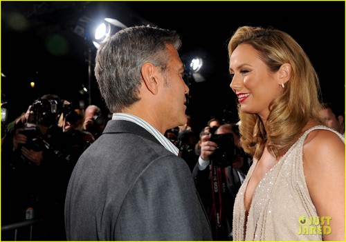  George Clooney & Stacy Keibler: 'Descendants' Duo