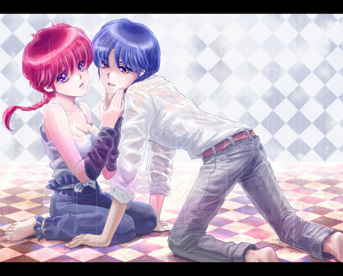  Ranma + Akane _ anime couple