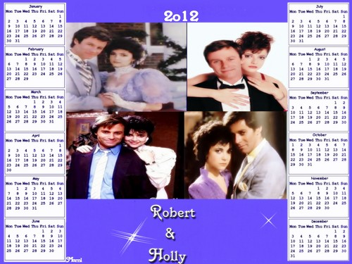  Robert & होल्ली, होली Calendar-2012