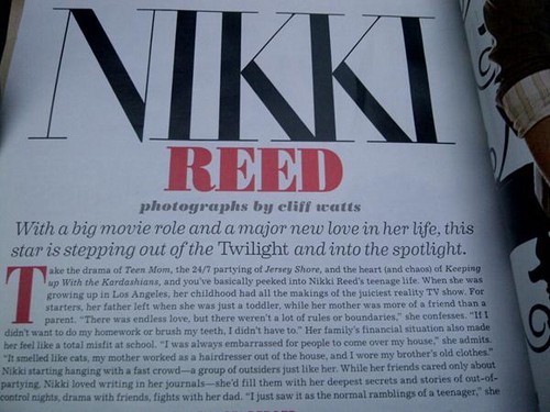  Scans of Nikki in "Seventeen" Magazine - December/January issue