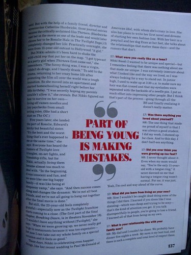  Scans of Nikki in "Seventeen" Magazine - December/January issue