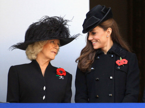  The Royal Family attend the Remembrance araw Ceremony at the Cenotaph