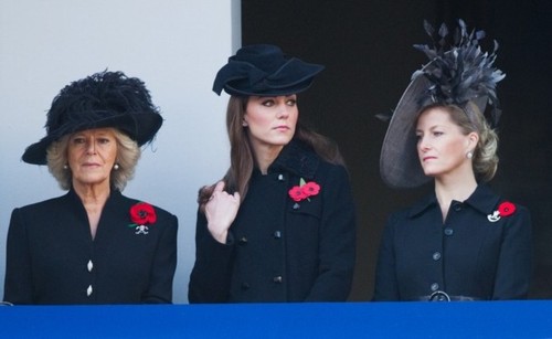  The Royal Family attend the Remembrance dia Ceremony at the Cenotaph