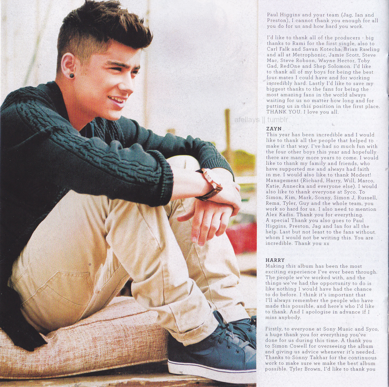 'Up All Night' album book scans! - One Direction Photo (26935745) - Fanpop