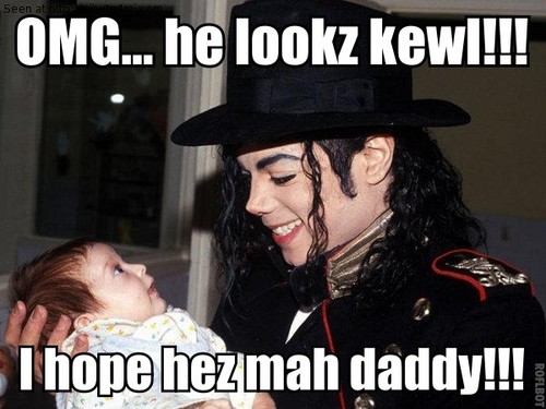  Baby wants a cool daddy like MJ!