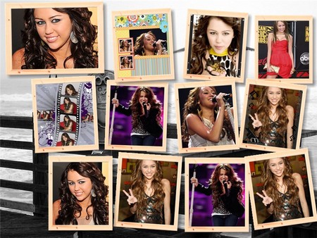  Collage of Miley