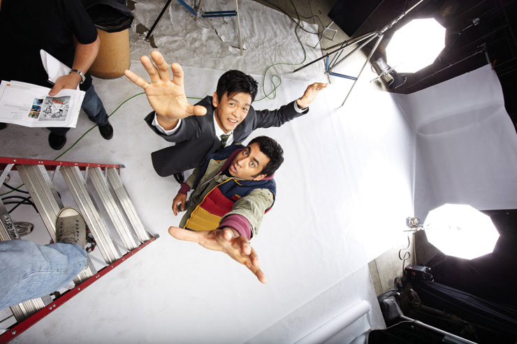 Kal Penn & John Cho Photoshoot for the November 2011 Issue of KoreAm Magazine