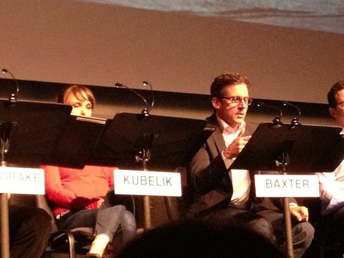 Performing in a live reading of The Apartment at LACMA, Los Angeles (November 17th 2011)