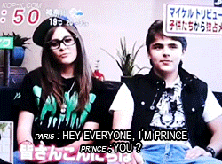 Prince and Paris Jackson ♥
