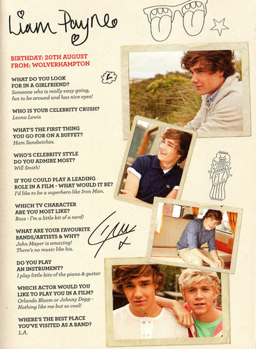 Scans of the 1D limited edition yearbook! [Up All Night] ♥
