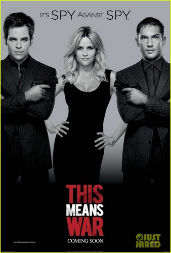 Tom Hardy & Chris Pine: 'This Means War' Poster with Reese Witherspoon
