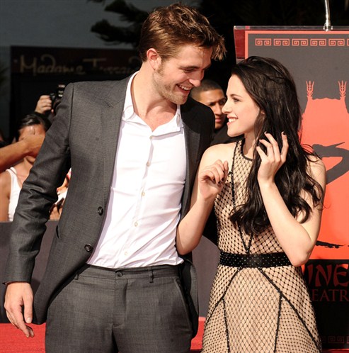  Twilight Stars' at the hand print ceremony in Hollywood "3RD NOV 2011"