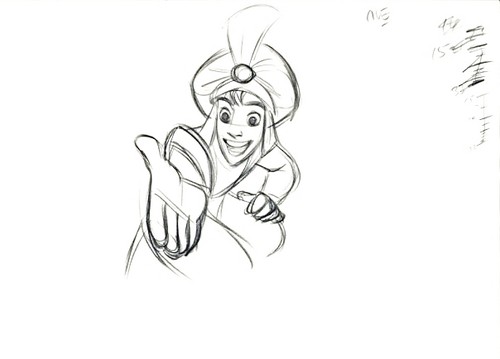 Walt Disney Sketches - Aladin