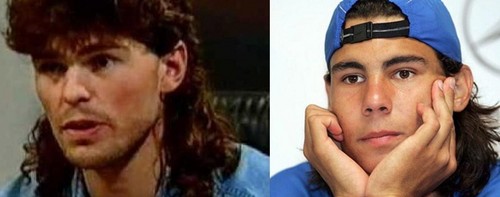  young Jaromir Jagr look alike with Rafael Nadal