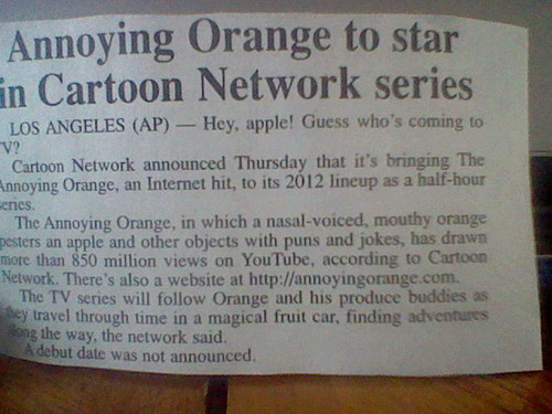  Annoying arancia, arancio to stella, star in Cartoon Network series